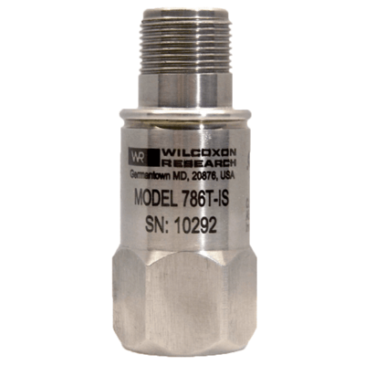 Wilcoxon Sensing Technologies Intrinsically Safe Certified Accelerometer, Model 786T-IS